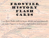 Frontier History Flash Cards first page